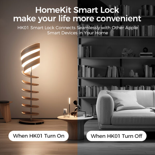 New Smart Lock HomeKit NFC Digital Smart Lock Main Door - Image 5