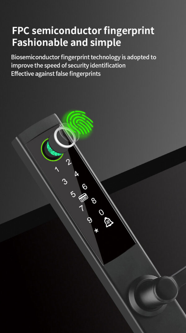 Waterproof Outdoor for Aluminum Door Smart Lock  - with professional  Installation - Image 5