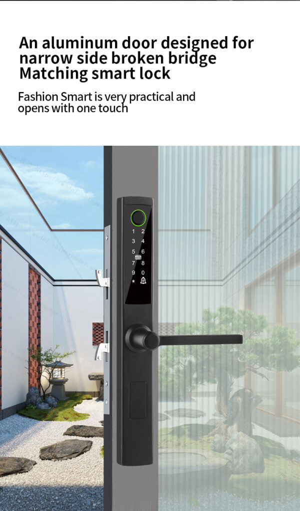 Waterproof Outdoor for Aluminum Door Smart Lock  - with professional  Installation - Image 7