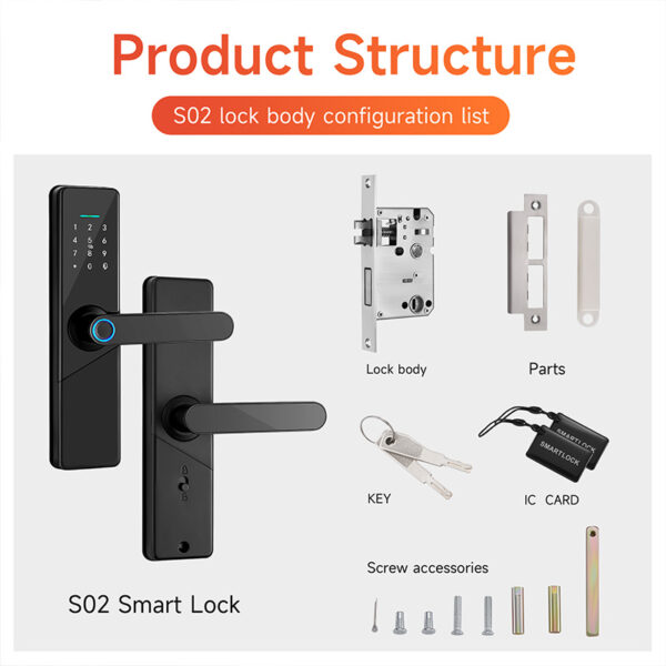 Digital Smart Door Lock UAE Standard - Including installation - Alexa & Google Home Support - Image 2