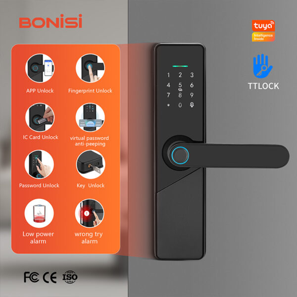 Digital Smart Door Lock UAE Standard - Including installation - Alexa & Google Home Support - Image 6